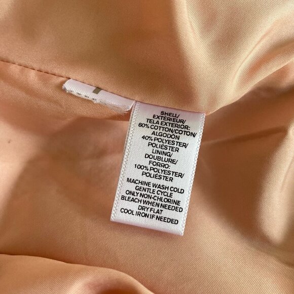 Ann Taylor LOFT Chevron Textured Mini Skirt Pink Black White - Size 10 (R8) - Picture 9 of 9